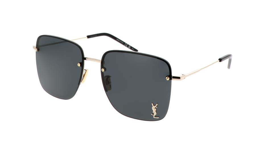 Occhiali da sole Saint Laurent Monogram SL 312M 013 58-17 Oro in stock