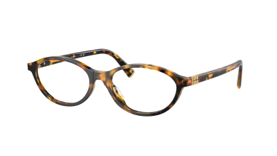Lunettes de vue Miu Miu MU 09XV VAU-1O1 51-17 Honey Havana en stock