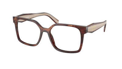 Lunettes de vue Prada PR B03V 07R-1O1 54-17 Havana Caramel en stock