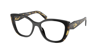 Lunettes de vue Prada PR B04V 389-1O1 53-17 Black/Medium Tortoise en stock