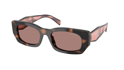 Lunettes de soleil Prada PR B05S 23A-60B 53-19 Mauve tortoise en stock
