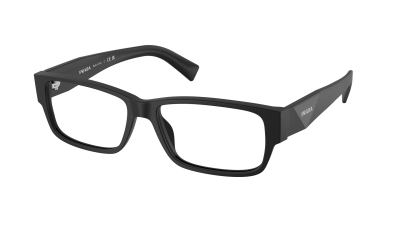 Eyeglasses Prada PR B09V 12P-1O1 57-16 Matte black in stock