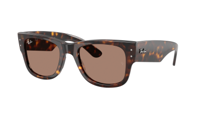 Lunettes de soleil Ray-Ban Mega wayfarer RB0840S 902/1A 51-21 Havana en stock