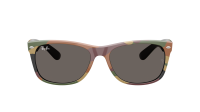 Ray-Ban New wayfarer RB2132 6822/B1 55-18 Black 