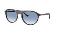 Ray-Ban RB2215 1430/3F 56-20 Havana Blue Turtle