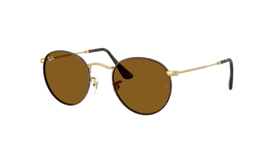 Ray-Ban Round metal RB3447 9275/33 50-21 Matte Havana on Matte Arista