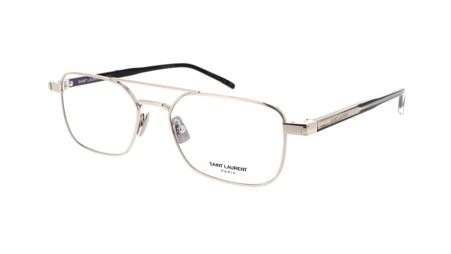 Occhiali da vista Saint Laurent Corner angle SL 780 001 52-17 Argento in stock