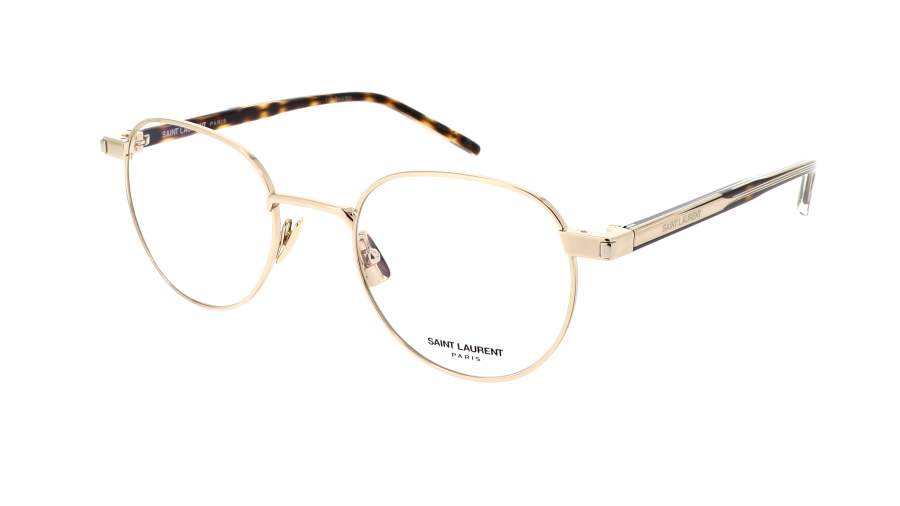Eyeglasses Saint Laurent Corner angle SL 781 002 49-21 Gold in stock