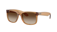 Ray-Ban Justin RB4165 6814/13 55-16 Rubber Beige