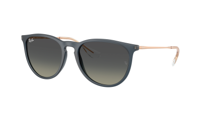 Lunettes de soleil Ray-Ban Erika RB4171 6813/11 54-18 Rubber Blue en stock
