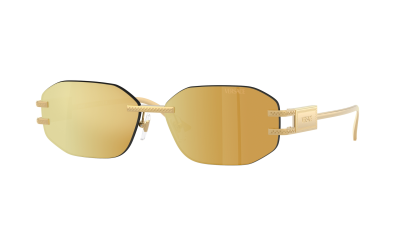 Occhiali da sole Versace VE2274 1002/7P 58-13 Oro in stock