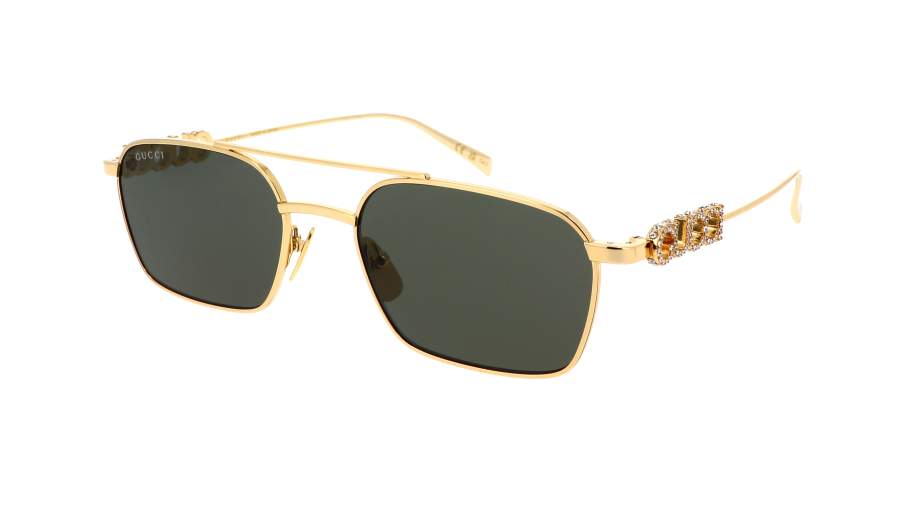 Occhiali da sole Gucci Lettering GG1804S 001 54-19 Oro in stock