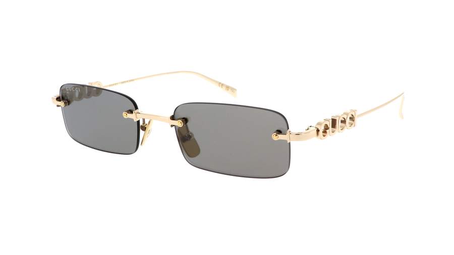 Occhiali da sole Gucci Lettering GG1808S 003 52-20 Oro in stock