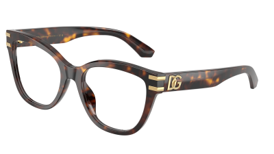 Lunettes de vue Dolce & Gabbana DG3418 502 53-19 Havana en stock