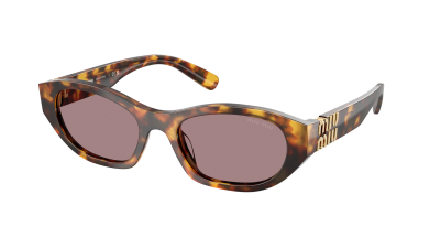 Occhiali da sole Miu Miu MU A03S 14L-20I 53-19 Havana Honey in stock