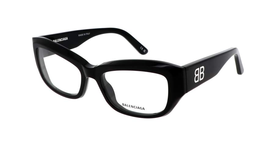 Brille Balenciaga Everyday BB0399O 001 55-18 Schwarz auf Lager
