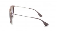 Ray-Ban Erika Braun Matt RB4171 6000/68 54-18 Mittel Gradient Gläser