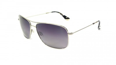 Sonnenbrille Maui Jim Wiki Wiki GS246 17 Silver Grau Glässer Polarisiert auf Lager