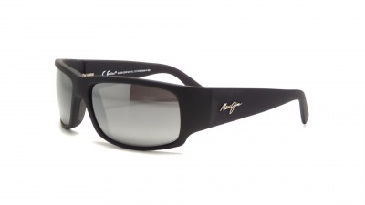 Lunettes de soleil Maui Jim World Cup Noir 266-02MR 64-19 Large Polarized Miroirs na zalihi