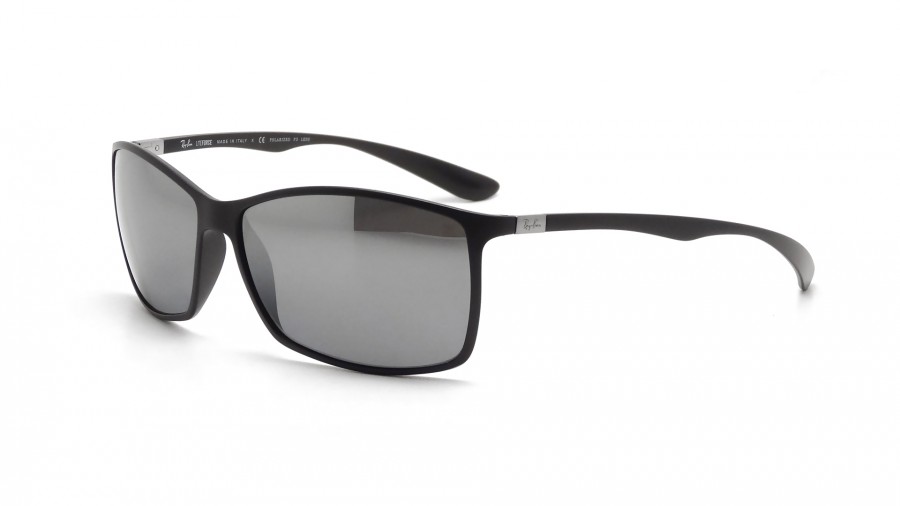 Ray-Ban RB 4179 Liteforce Tech 601S/82 Noir Verres polarisés miroirs Large