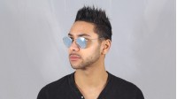 Ray-Ban Round Metal RB3447 019/30 50-21 Argento