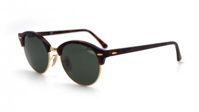 Lunettes de soleil Ray-Ban Clubround Écaille G15 RB4246 990 51-19 Medium na zalihi