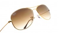 Ray-Ban Cockpit Gold RB3362 001/51 56-14 Breit Gradient Gläser