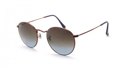 Ray-Ban Round Metal Brown RB3447 9003/96 50-21 Medium Gradient