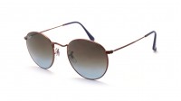 Ray-Ban Round Metal Brown RB3447 9003/96 50-21 Medium Gradient