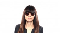 Ray-Ban Round Metal flat lenses RB3447N 001/Z2 50-21 Shiny gold