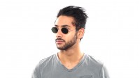 Ray-Ban Oval flat lenses RB3547N 001 48-21 Or