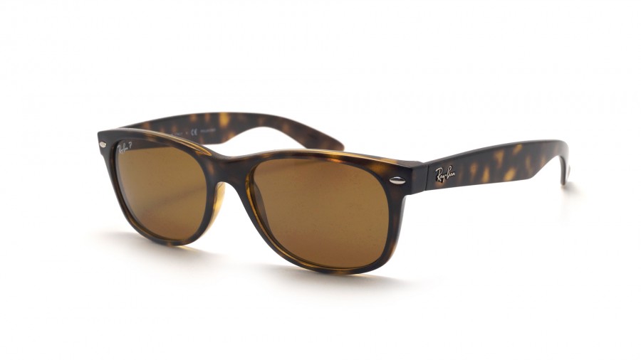 Ray-Ban New Wayfarer Écaille RB2132 902/57 55-18 Large Polarisés