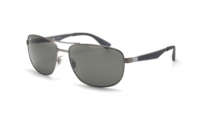 Ray-Ban Silber RB3528 029/9A 61-17 Polarisierte Gläser