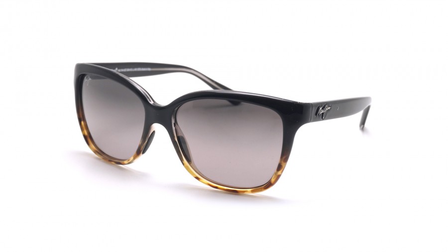 Maui Jim Starfish Schwarz Neutral grey GS744 02T 56-15 Medium Polarized Gradient