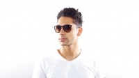 Ray-Ban Erika RB4171 6315/13 54-18 Mirror Blue On Light Brown