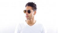 Ray-Ban Round Double bridge RB3647N 001/57 51-22 Or