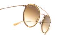 Ray-Ban Round Double bridge RB3647N 9070/51 51-22 Brun