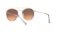 Ray-Ban Round Double bridge RB3647N 9069/A5 51-22 Ružičasta