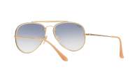 Ray-Ban Blaze Aviator Golden RB3584N 001/19 58-13 Medium Gradient