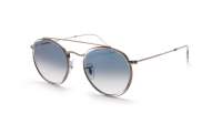 Ray-Ban Round Double bridge RB3647N 9068/3F 51-22 Transparent