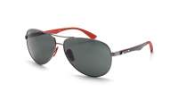 Ray-Ban Aviator Scuderia ferrari RB8313M F00171 61-13 Argent