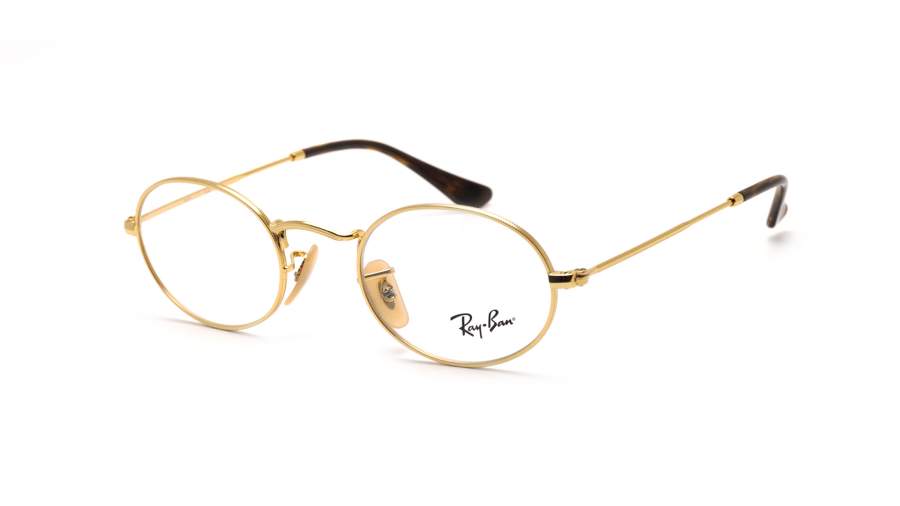 Ray-Ban Oval Gold RX3547V 2500 46-21 Small