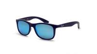 Ray-Ban RJ9062S 7013/55 48-16 Blau Matt Junior Verspiegelte Gläser