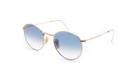 Ray-Ban Round metal Flat lenses RB3447N 001/3F 53-21 Or