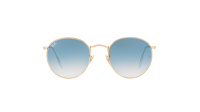 Ray-Ban Round metal Flat lenses RB3447N 001/3F 53-21 Or