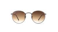 Ray-Ban Round metal Flat lenses RB3447N 004/51 53-21 Brun