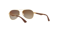 Ray-Ban Aviator large metal Gold RB3549 001/T5 58-16 Medium Polarized