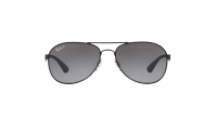 Ray-Ban P Aviator large metal Noir RB3549 002/T3 61-16 Large Polarisés
