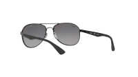 Ray-Ban P Aviator large metal Noir RB3549 002/T3 61-16 Large Polarisés