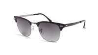 Ray-Ban Clubmaster Metal Schwarz RB3716 9004/71 51-21 Mittel Gradient Gläser